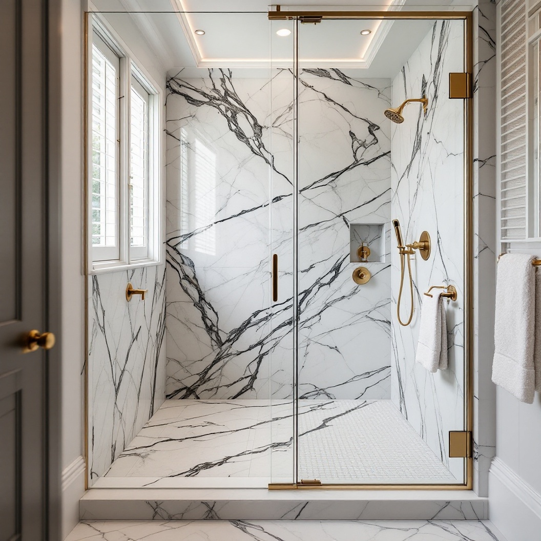 Bright spa bathroom